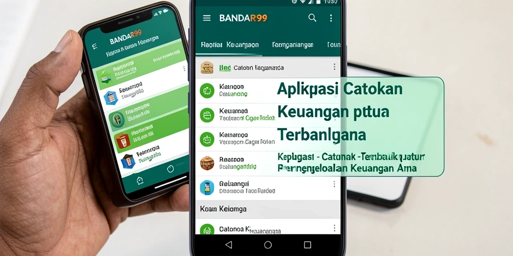 Antarmuka pengguna sederhana dan fungsional untuk catatan keuangan.