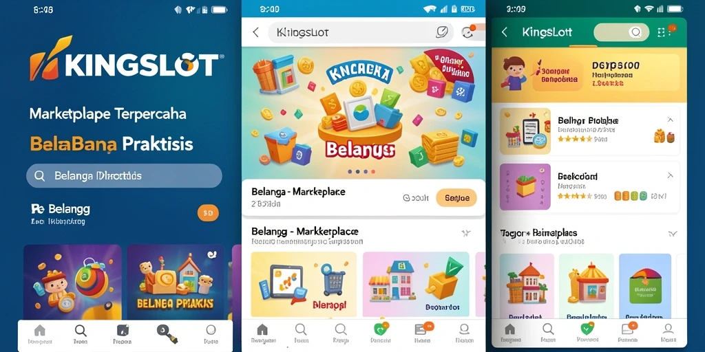 Tampilan antarmuka utama KINGSLOT yang menarik dan fungsional.