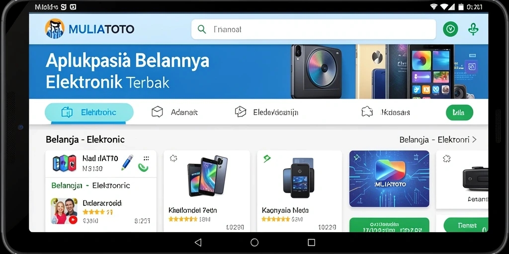 Tampilan antarmuka aplikasi MULIATOTO yang user-friendly.