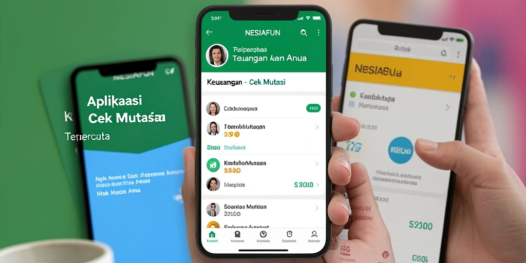 Tampilan antarmuka NESIAFUN yang sederhana dan informatif.
