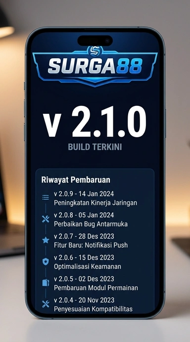 Tampilan riwayat versi surga88